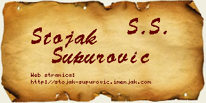 Stojak Supurović vizit kartica